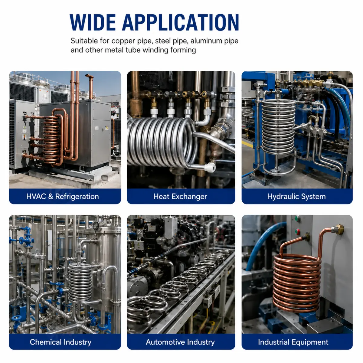 Automatic CNC Condenser Tube Coiling Machine for Pipes up to Ø25mm view 3