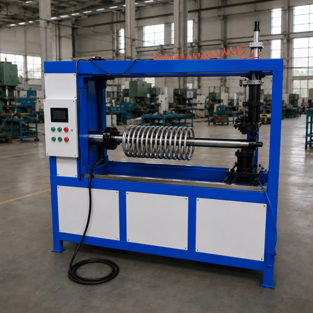 Automatic CNC Condenser Tube Coiling Machine for Pipes up to Ø25mm view 2