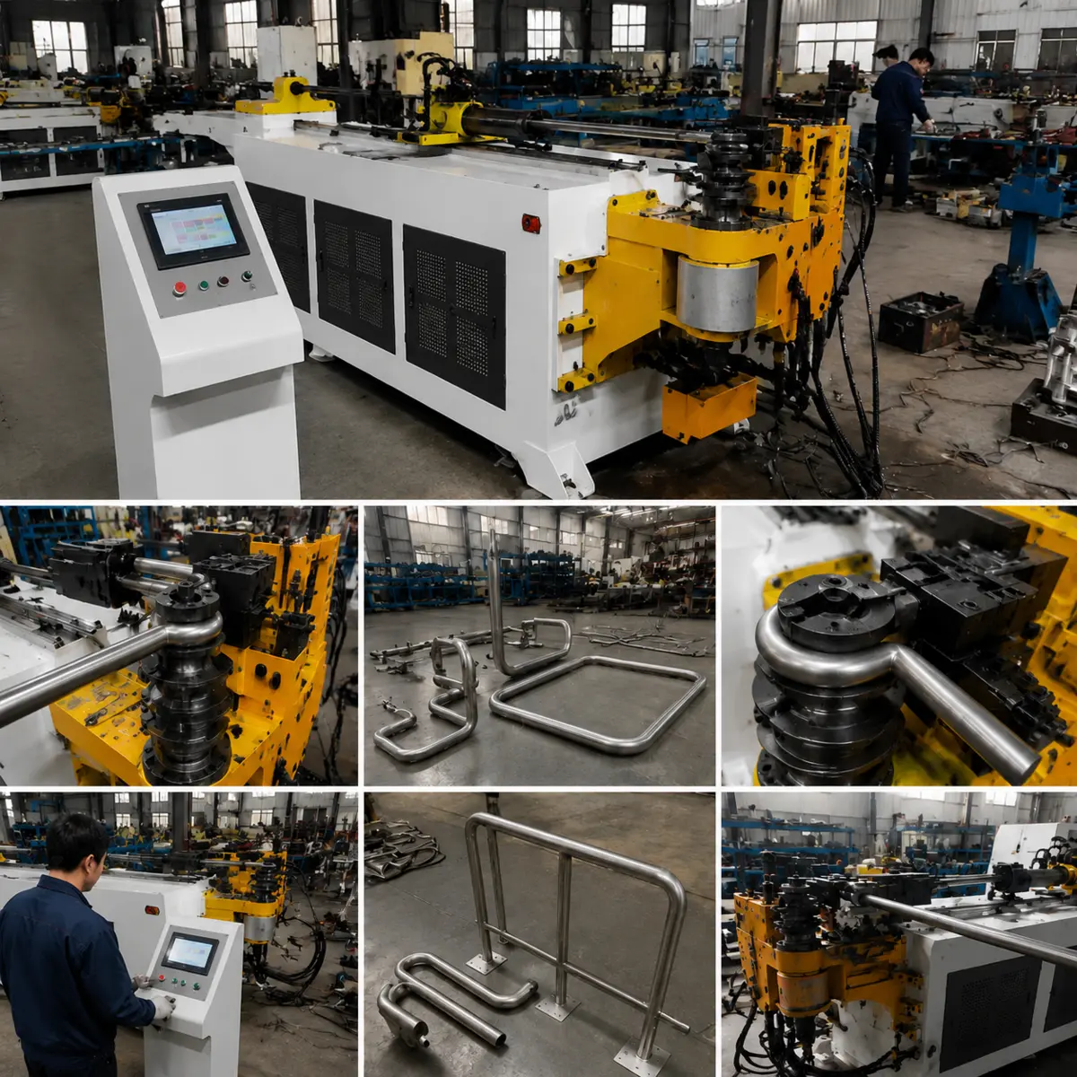 DW Series Automatic CNC Tube Bending Machine for Ø18–325 mm Pipes view 6