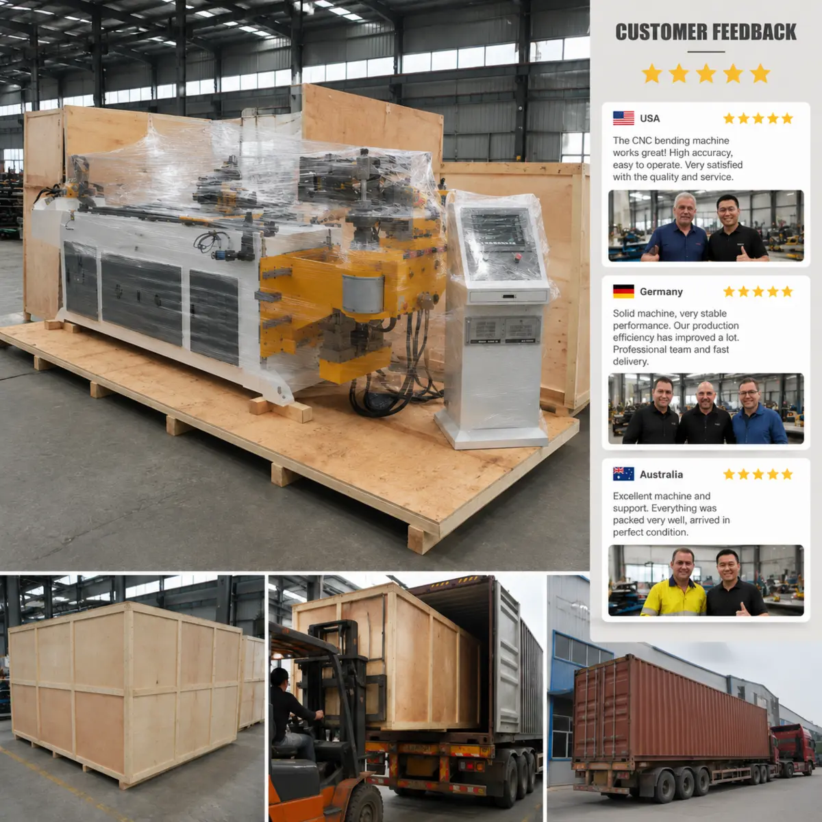 DW Series Automatic CNC Tube Bending Machine for Ø18–325 mm Pipes view 8